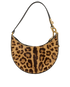 Leopard Print Shoulder Bag, &pound;650, Handbags, Brown, Pony / Calfhair, Back view